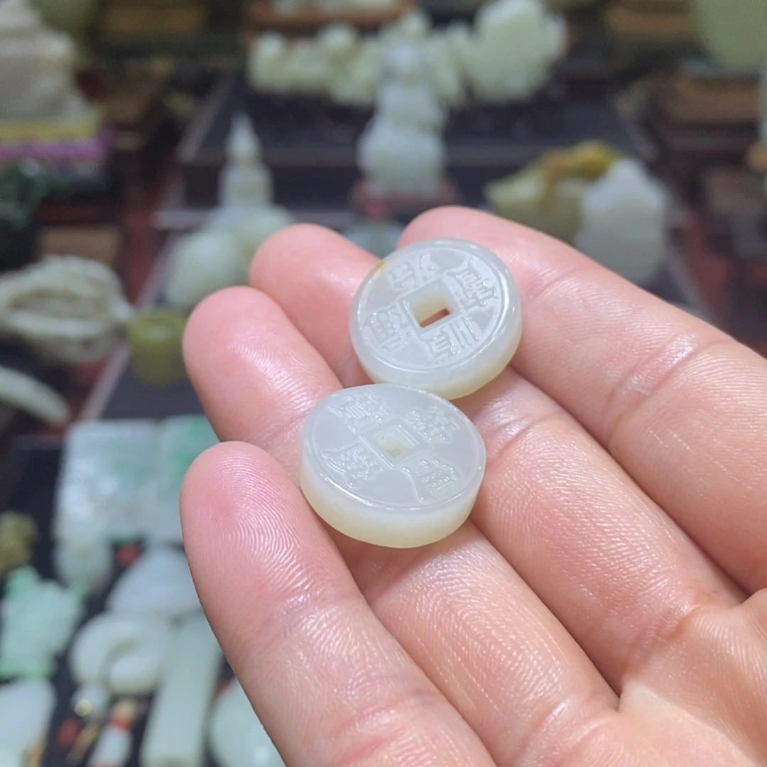 和田玉挂件未镶嵌1*7