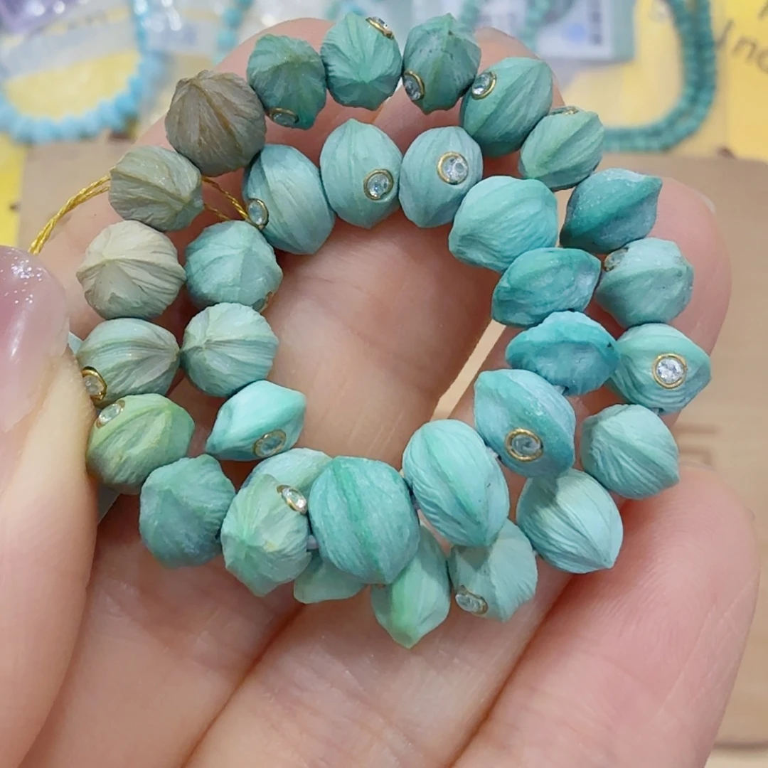 梦***潇绿松石未镶嵌珠宝奇石