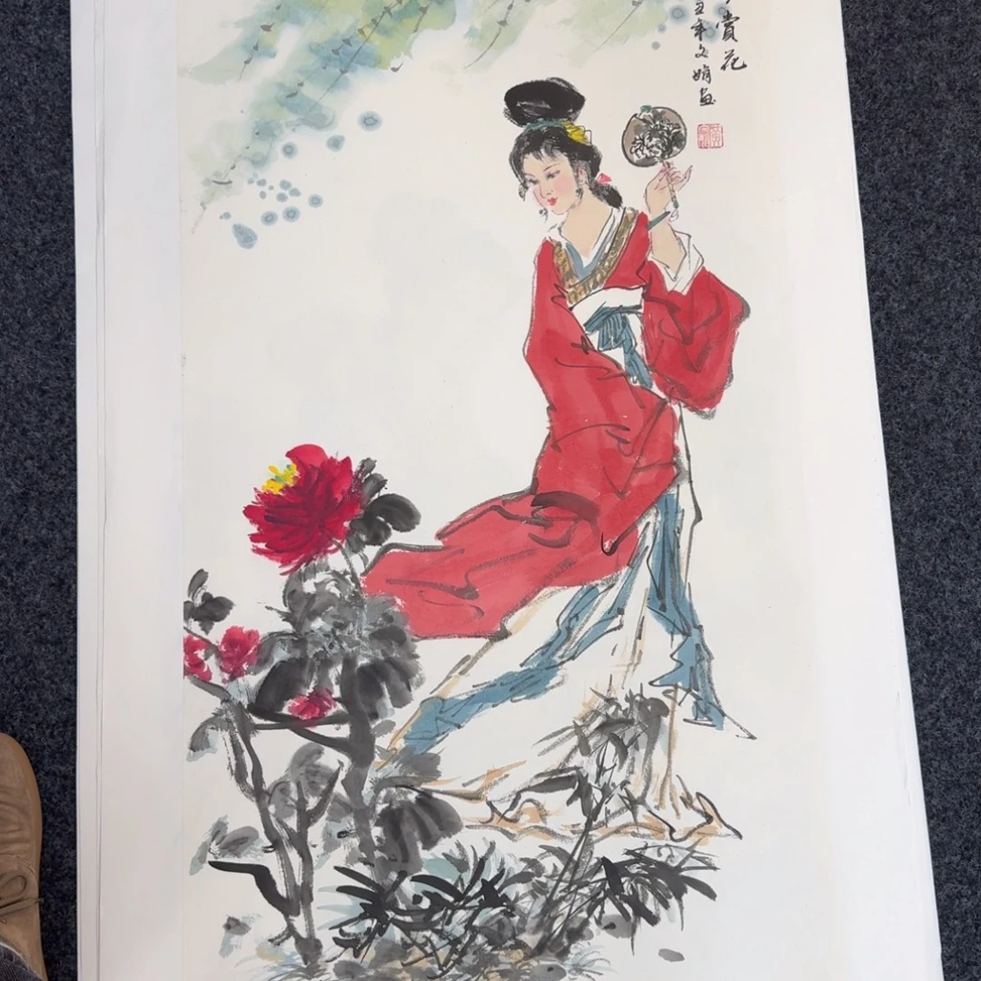 国画纯手绘花鸟山水作品