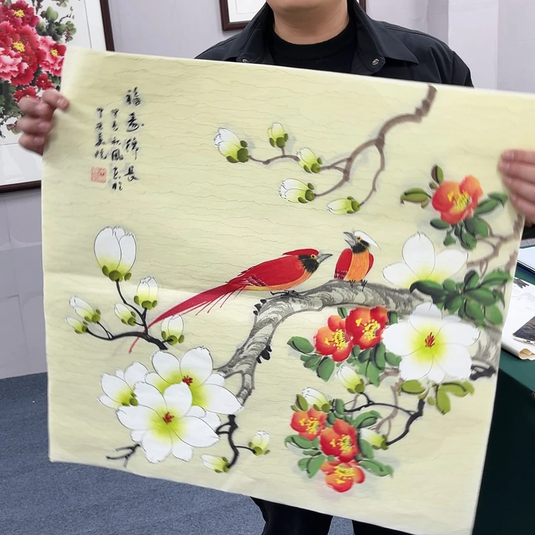 国画宣纸国画作品纯手绘