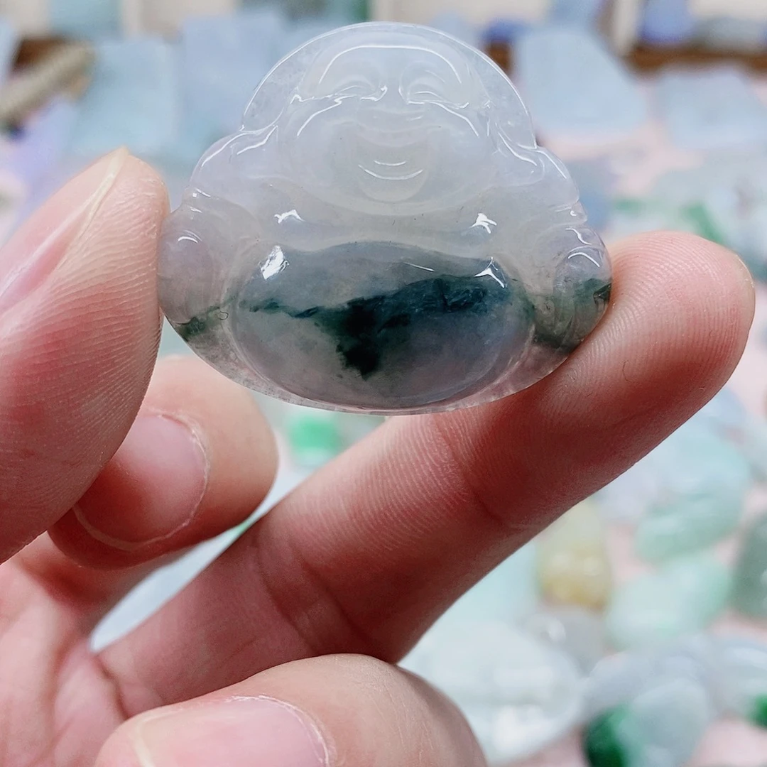 颈饰未镶嵌翡翠天然