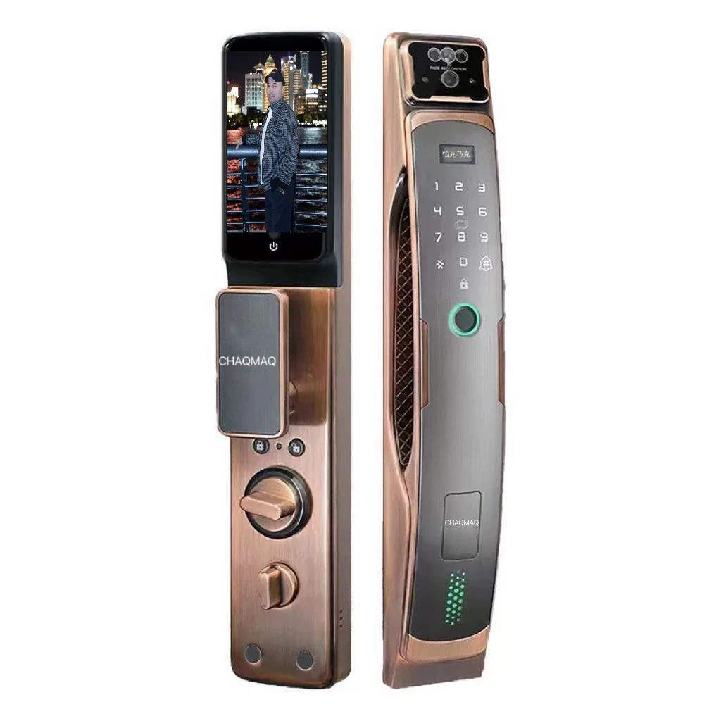 智能锁全自动指纹锁可视猫眼智能锁可视猫眼款