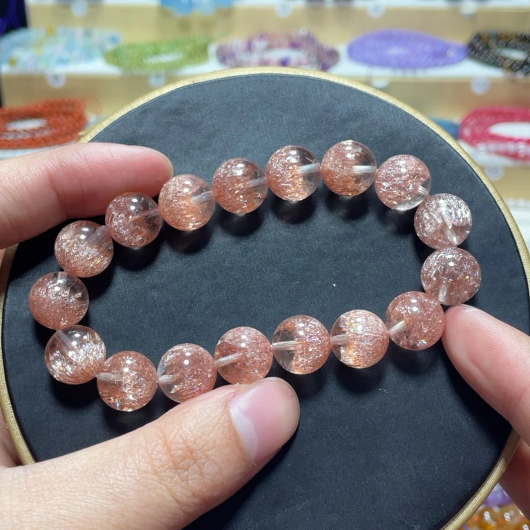 【闪购商品】水晶手链银S800镀金镶嵌新***哥