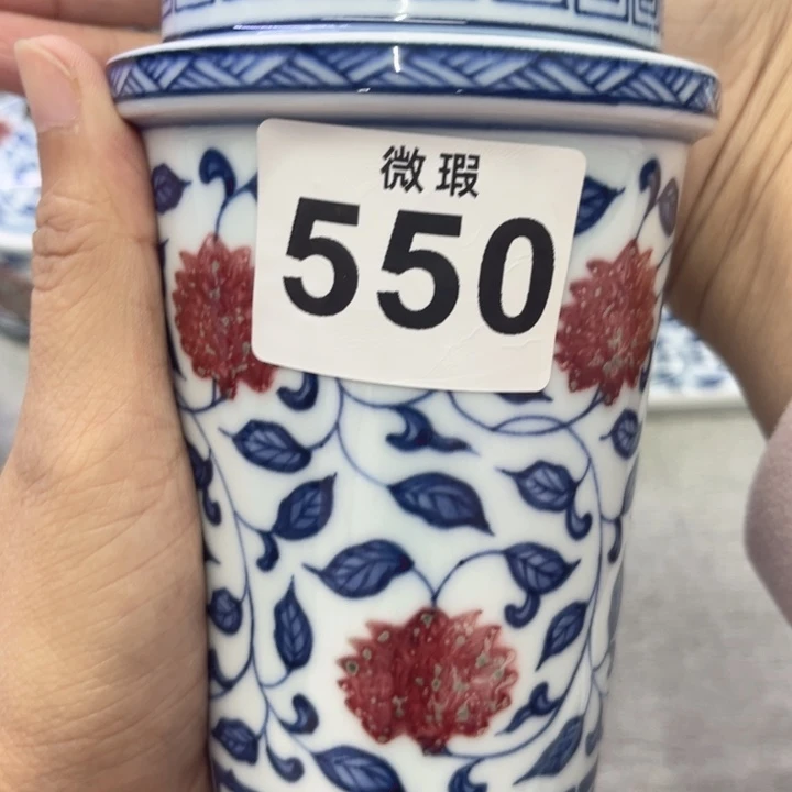 米***丫景德镇陶瓷釉里红