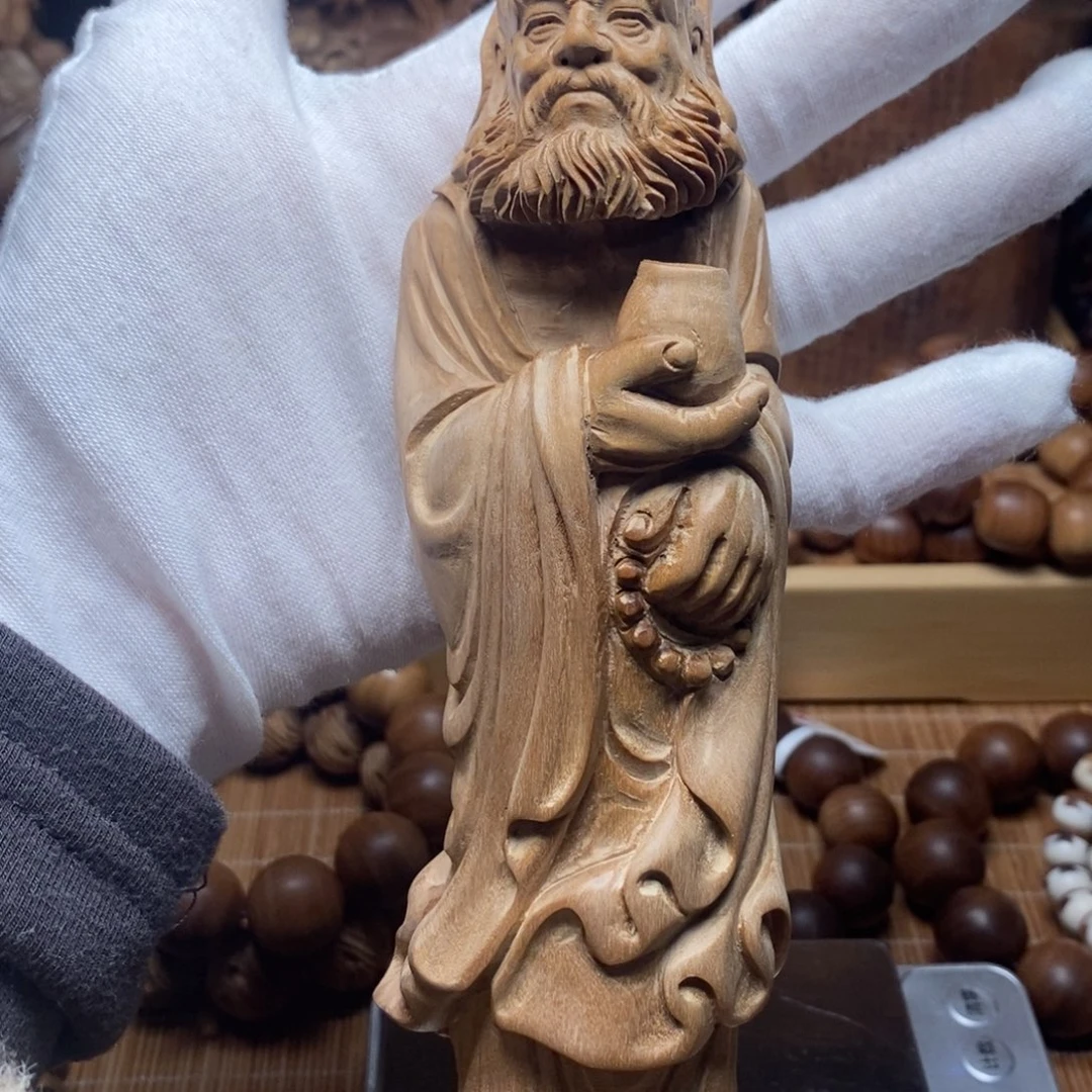 檀香木把件手串摆件