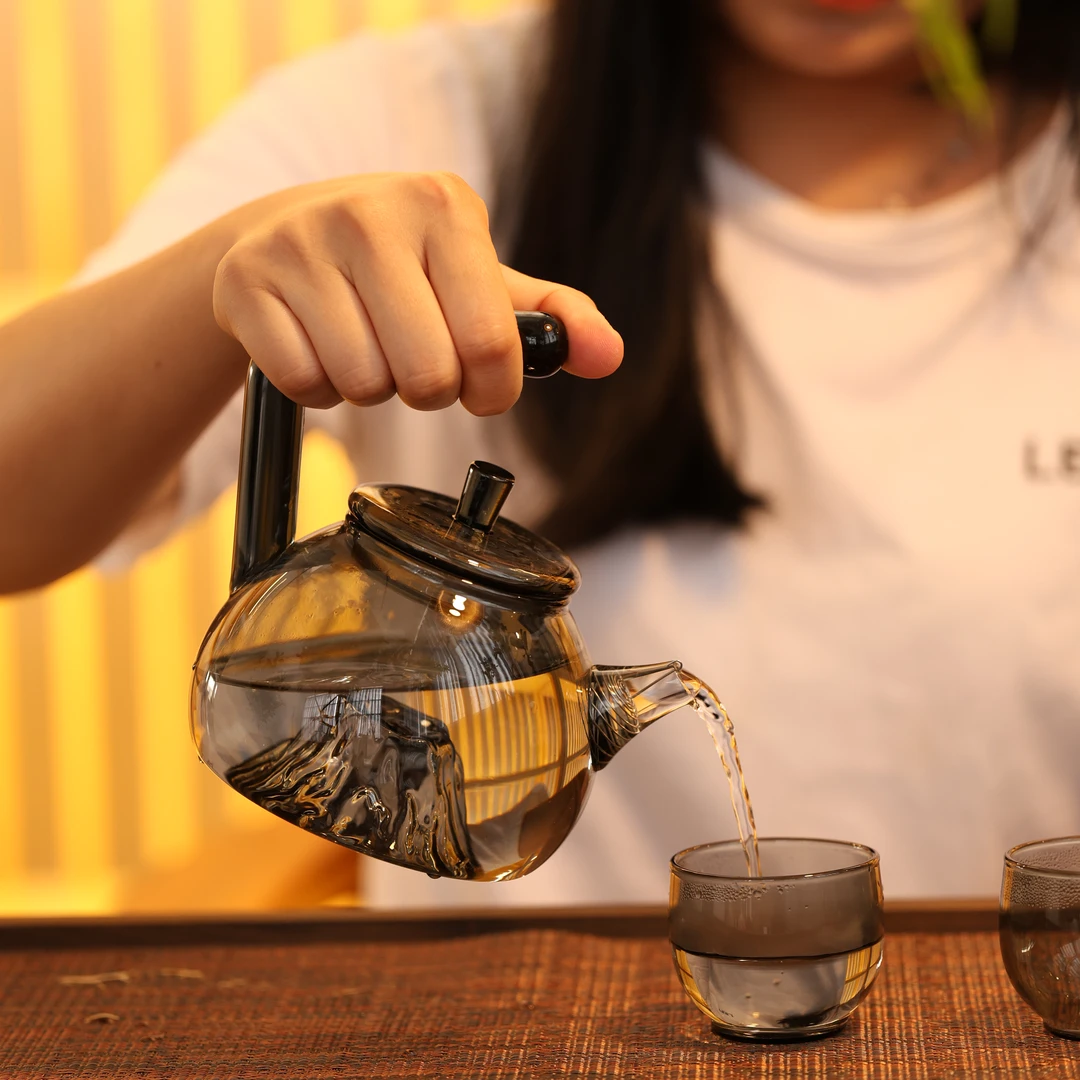 后刘守-斜把山海玻璃泡茶壶2025新款