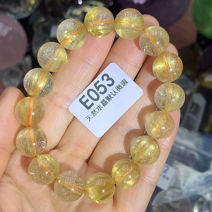 水晶天然水晶手串12.8mm未镶嵌