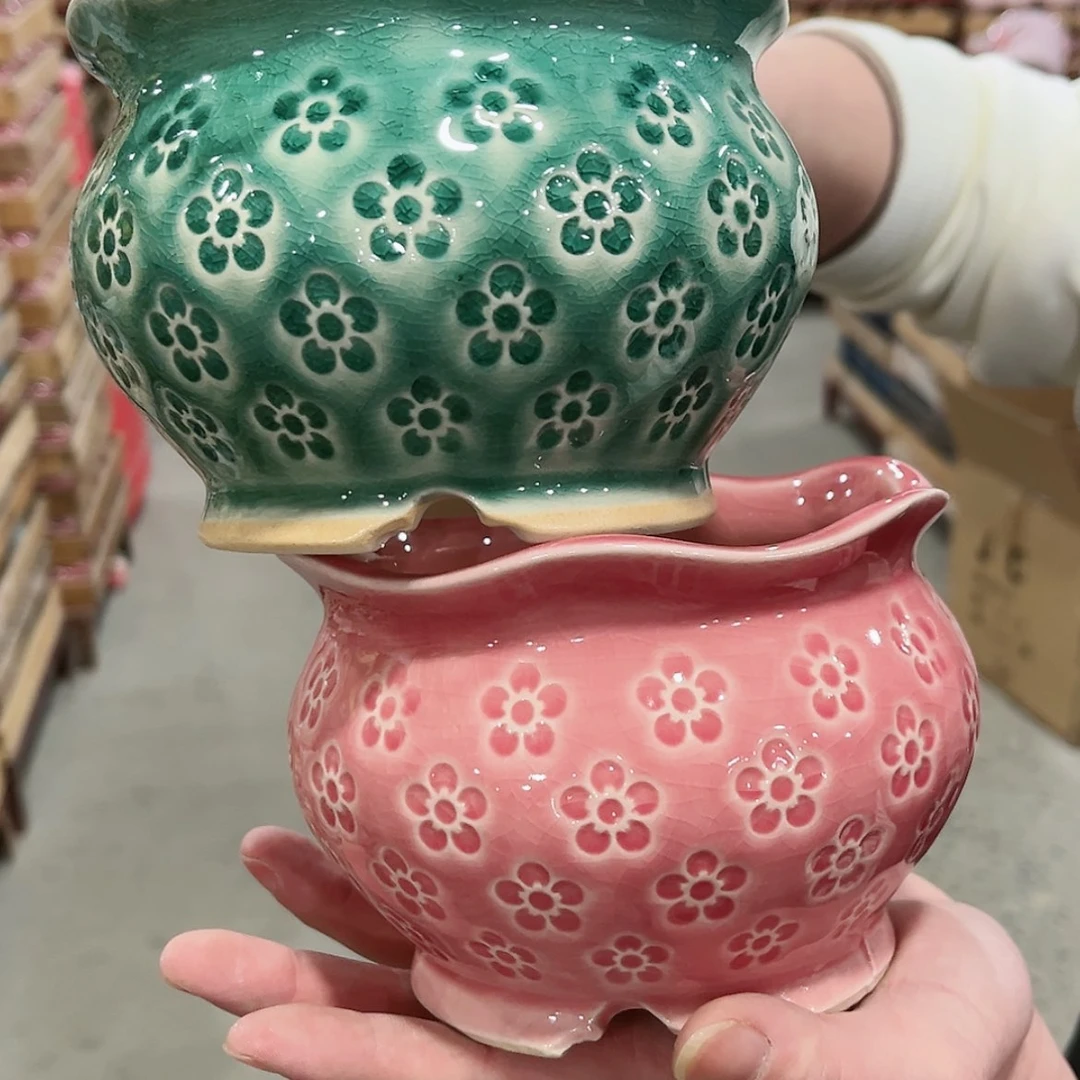 【闪购商品】陶瓷陶瓷多肉植物花盆