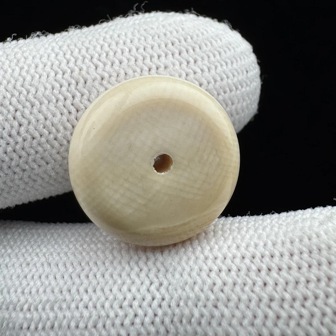 D4015天然猛犸牙 扣子 16.5*7mm支持鉴定 假一罚四