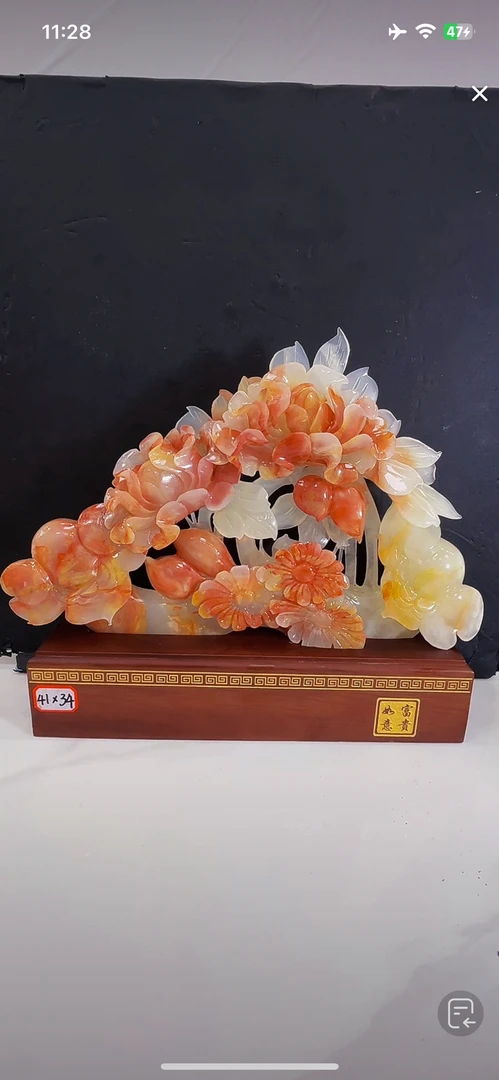 （付米链接） （长41高34） 手工雕刻 家居摆件 送礼