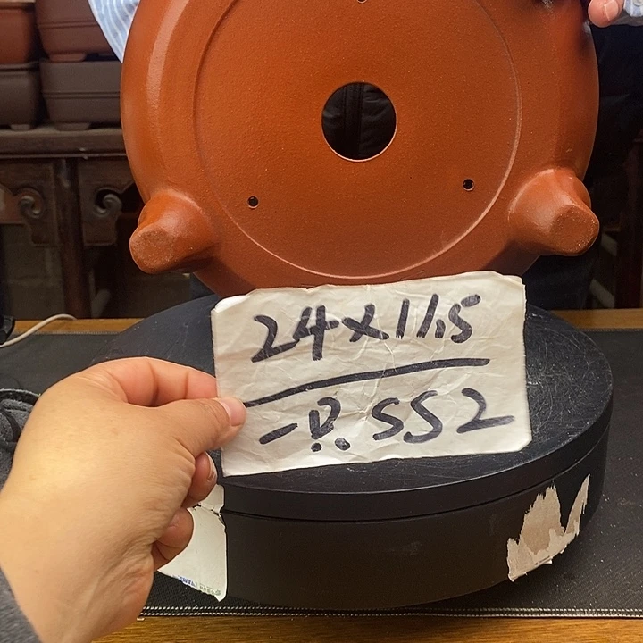 紫砂花盆货号一只SS2