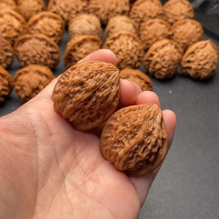 把件文玩核桃33七步沟公子帽