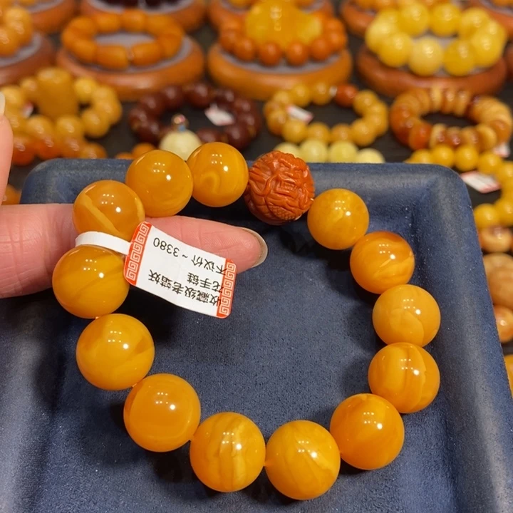 蜜蜡手链未镶嵌蜜蜡