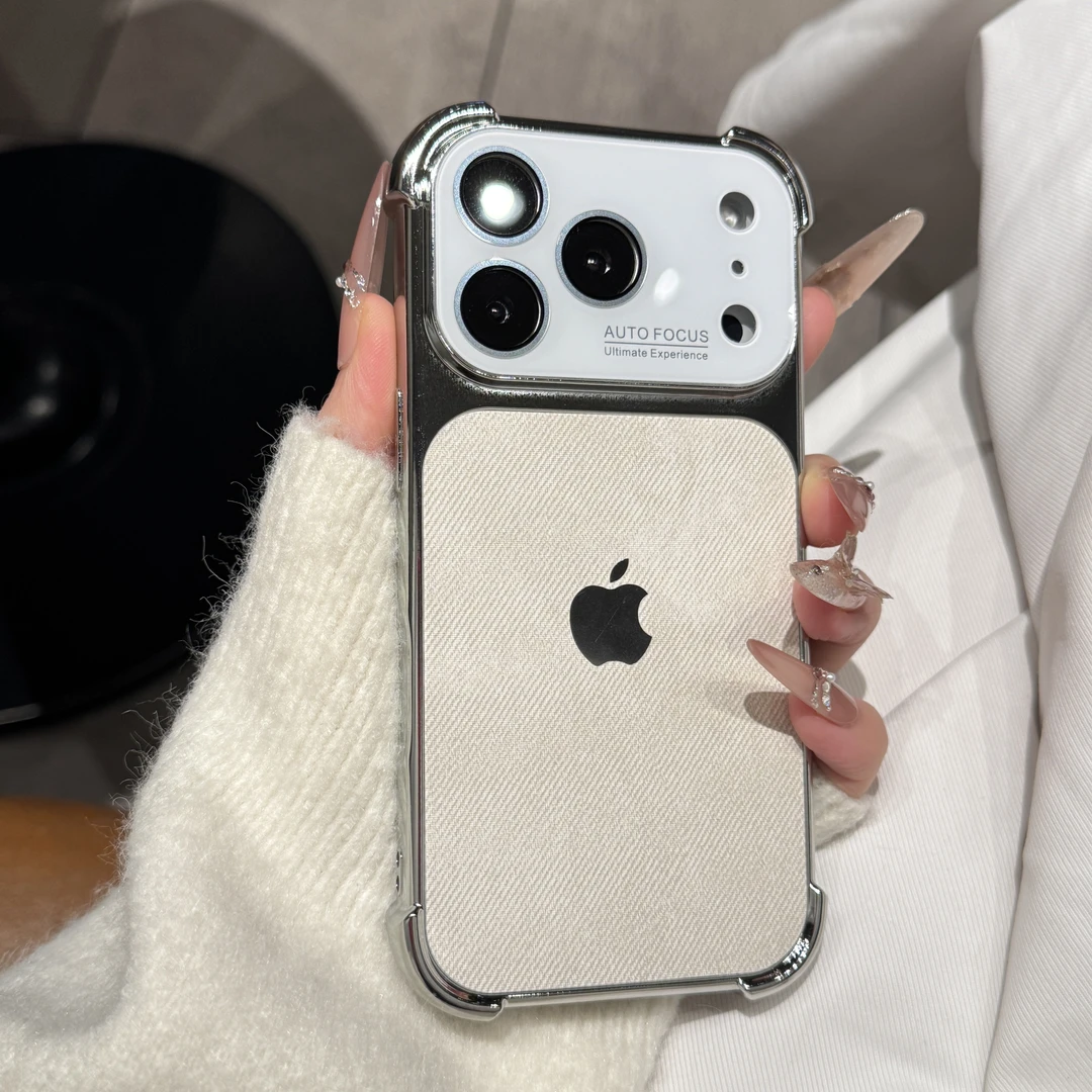 新款高级牛仔纹适用苹果17promax手机壳iPhone16pro防摔15全包14