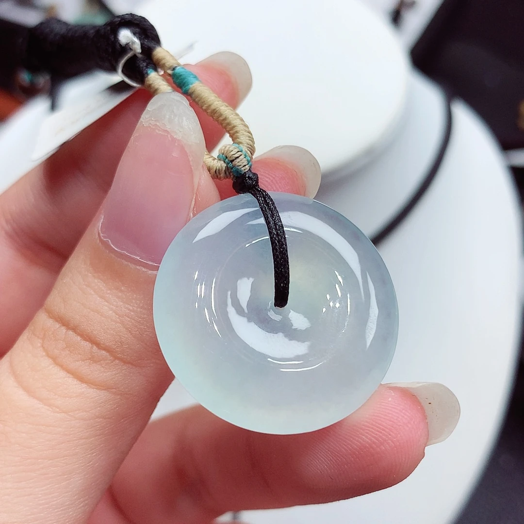 翡翠未镶嵌颈饰翡翠121，26.1/6.2