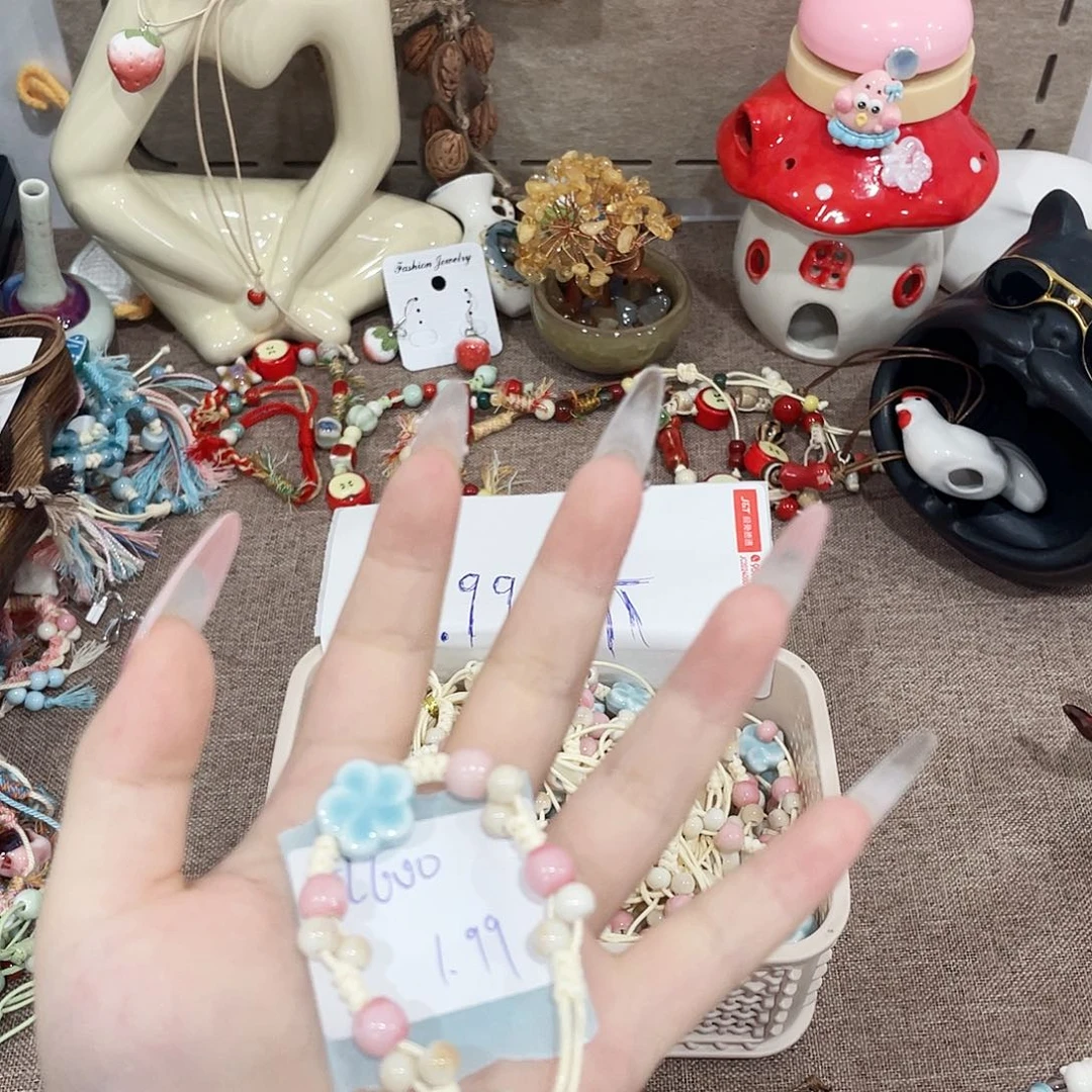 石英石铁合金陶瓷手串sg600