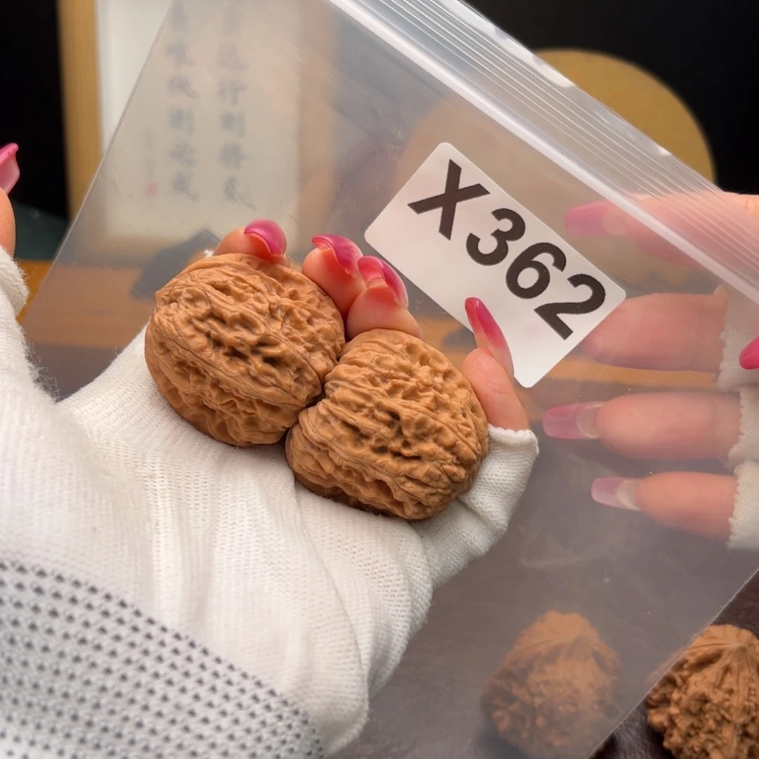 文玩核桃把件36左右平谷凹底x 362