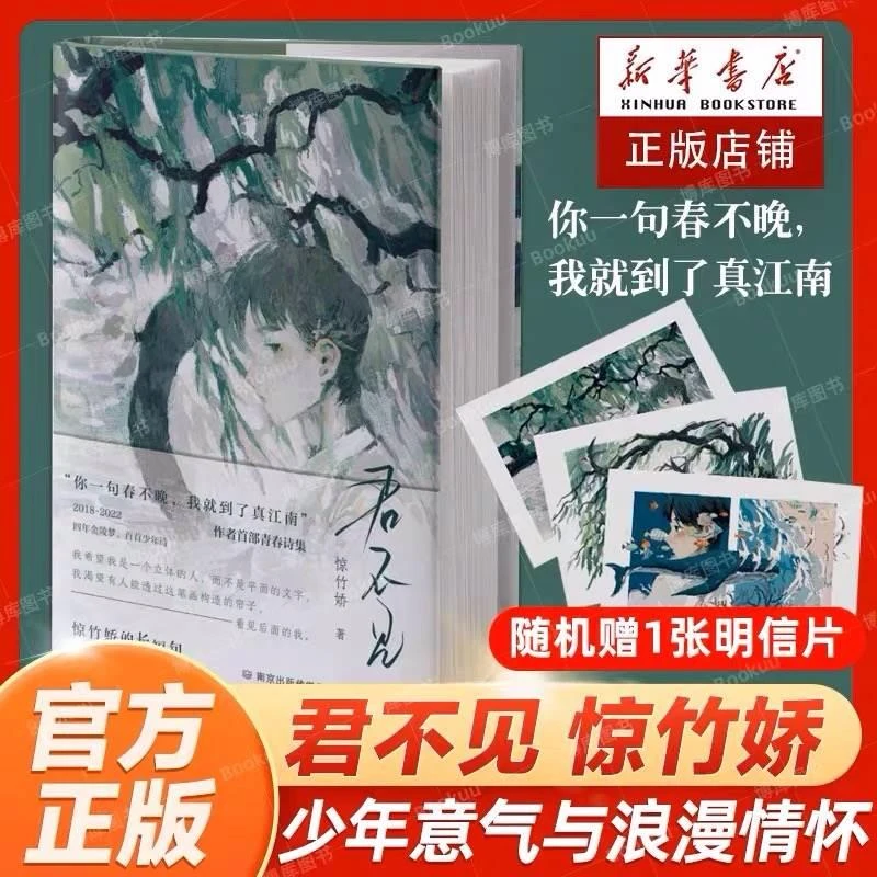 君不见 晚来急 惊竹娇著 青春诗集少年意气与浪漫情怀现当代文学