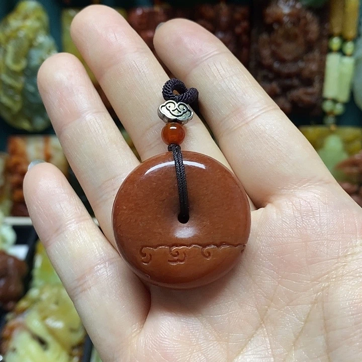 岫玉未镶嵌吊坠(赠链)