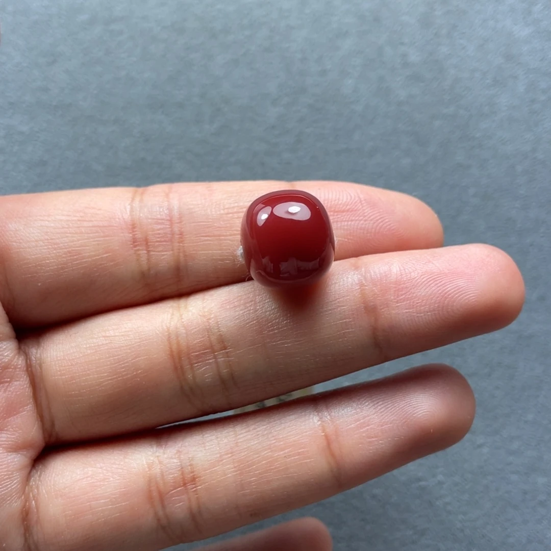 南红玛瑙配饰未镶嵌12.8mm