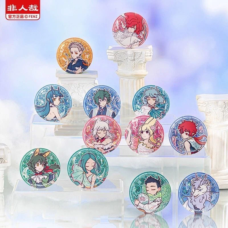 非人哉入梦寻香系列马头铁吧唧盲盒双闪吧唧周边现货