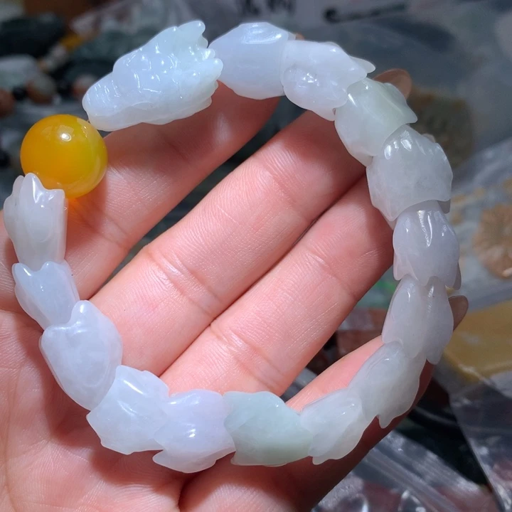 翡翠未镶嵌颈饰保真天然A货翡翠