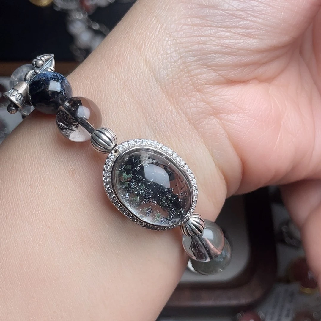 水晶手链银S925镶嵌G****7