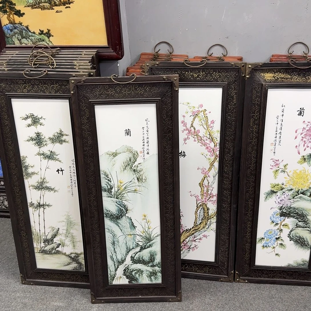 摆件陶瓷瓷板画瓷板画
