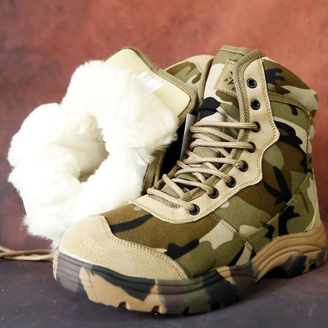 正品3511高帮东北棉鞋保暖雪地防滑户外防寒靴加厚耐磨羊毛雪地靴