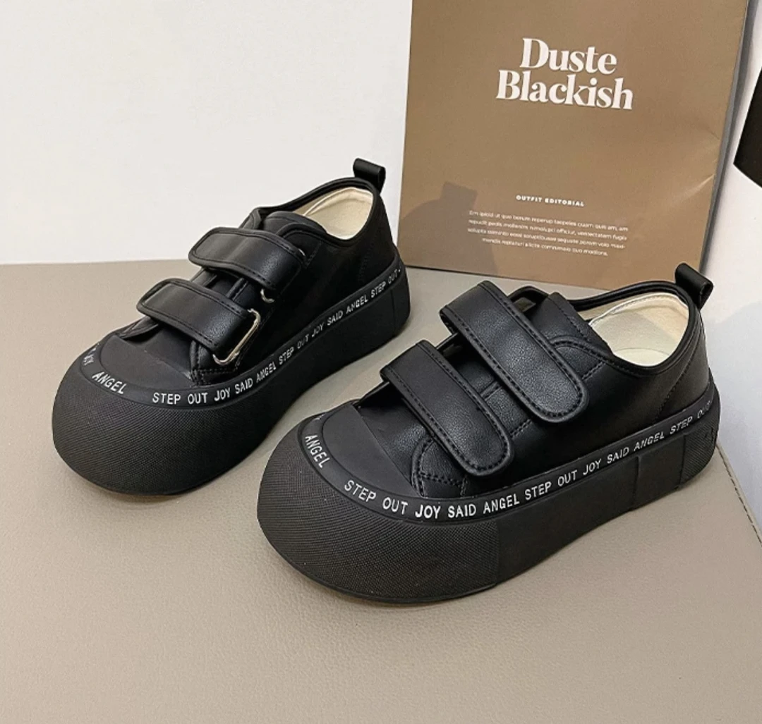 蜜娜贝尓 2625黑色牛皮休闲皮鞋