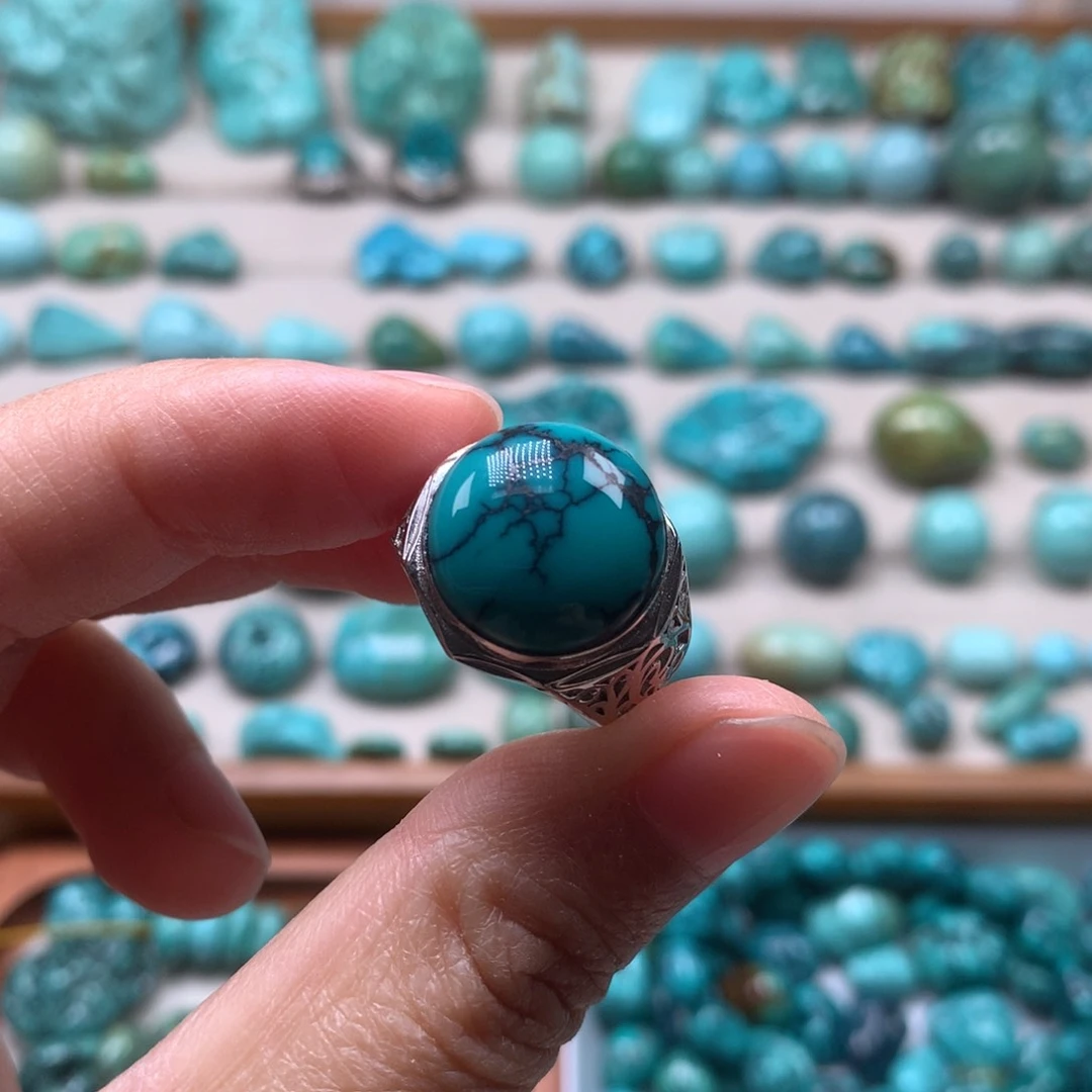 未镶嵌绿松石挂件百*