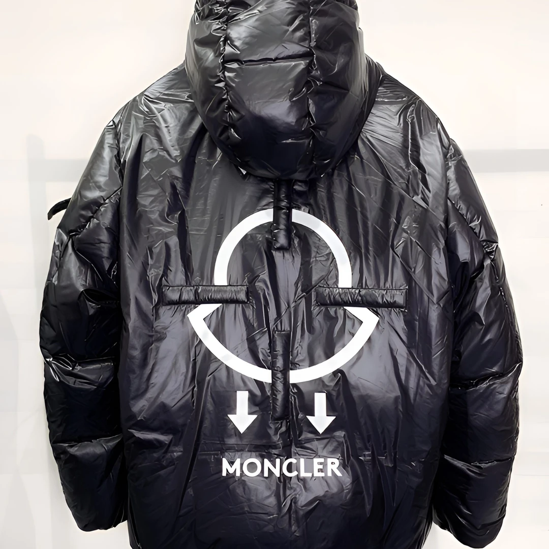 未使用 MONCLER  黑色羽绒服1B50110