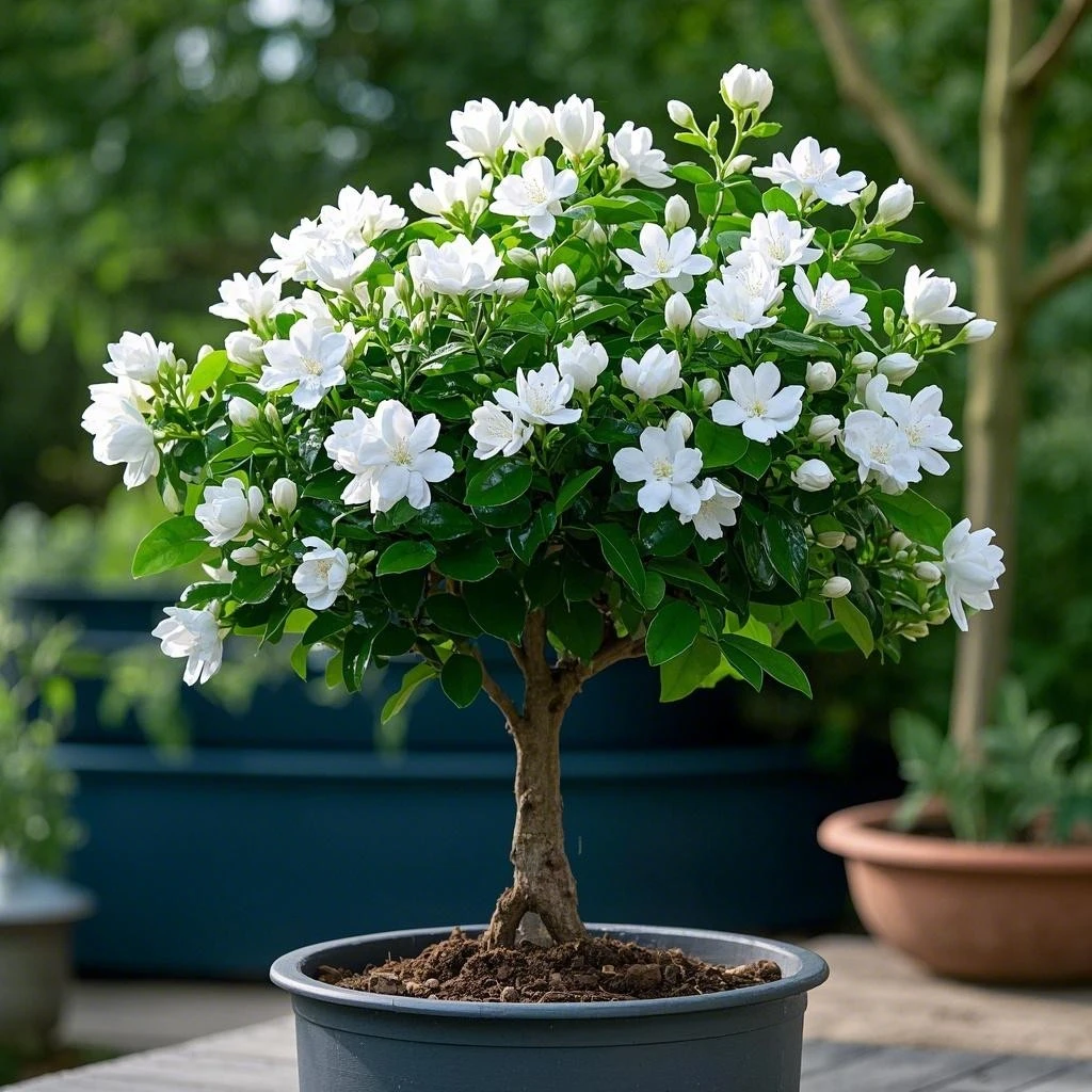 茉莉花盆栽老桩花卉植物室内花四季开花树苗阳台庭院好养易活绿植