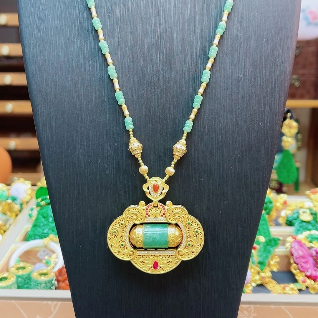 颈饰合金翡翠48小时鉴赏期