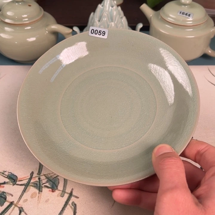 杯子瓷0059 青鸾汝瓷汝州发货