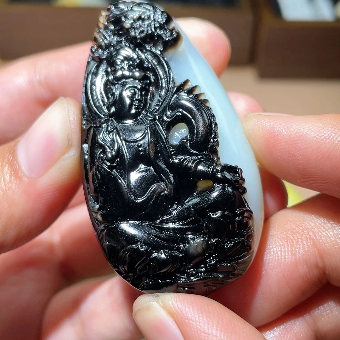 和田玉颈饰未镶嵌A7