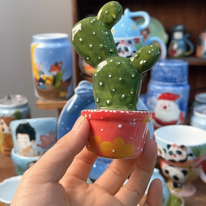 不锈钢景德镇釉下手绘陶瓷