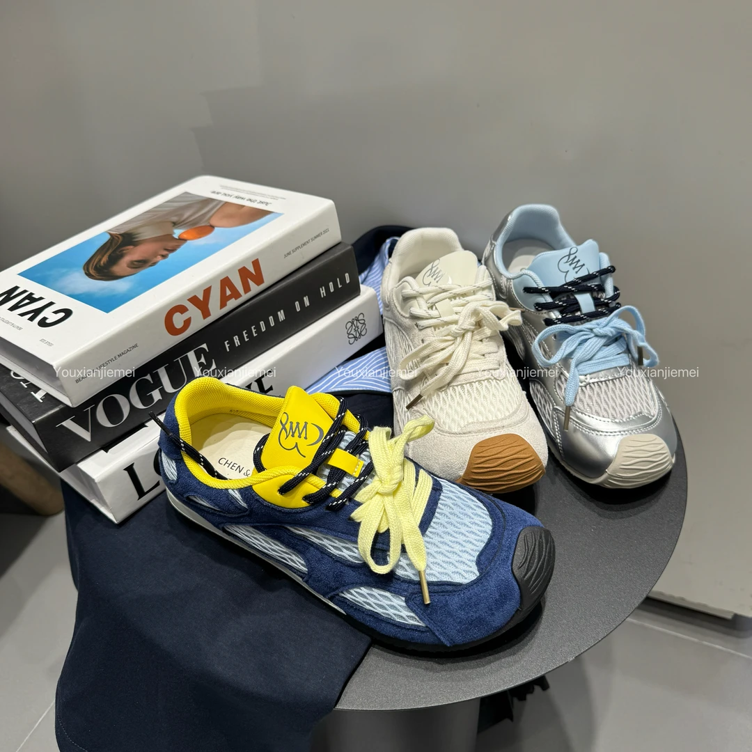 YXJM 时尚休闲鞋2025运动鞋夏季百搭德训鞋平底透气时尚