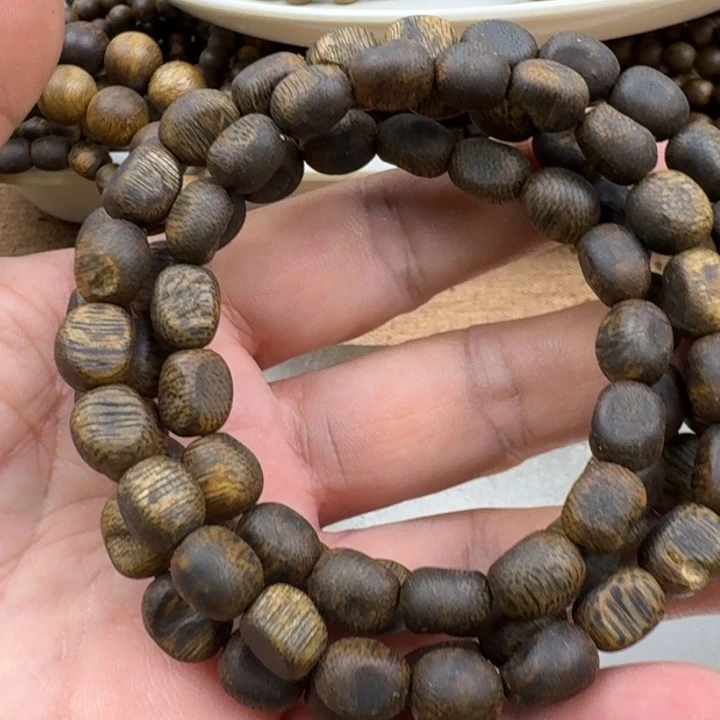 *****手串沉香蓝宝石手串23克