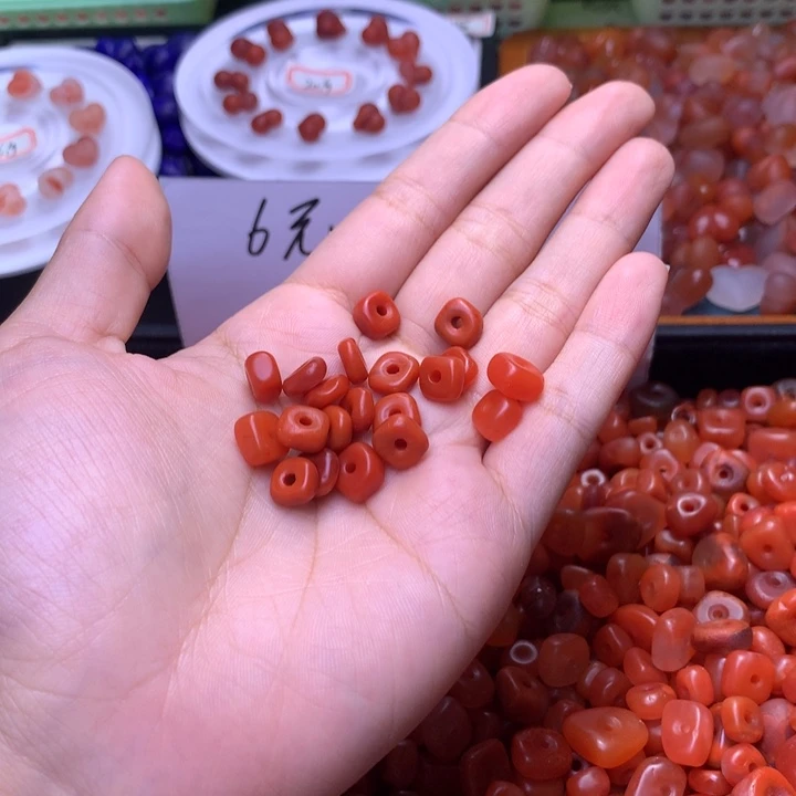 ღ***༄南红玛瑙未镶嵌珠宝半成品27
