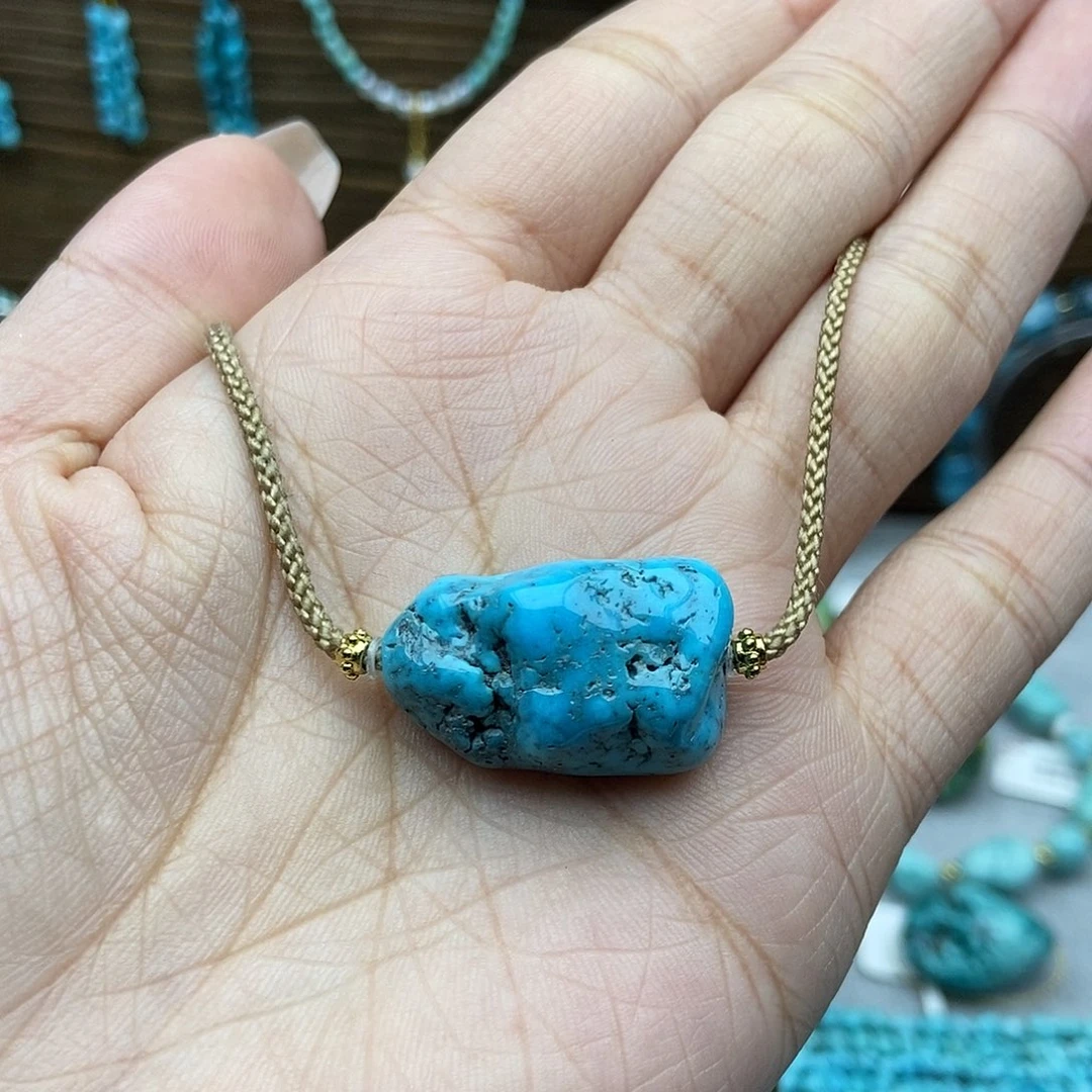 绿松石未镶嵌福利款随行锁骨链