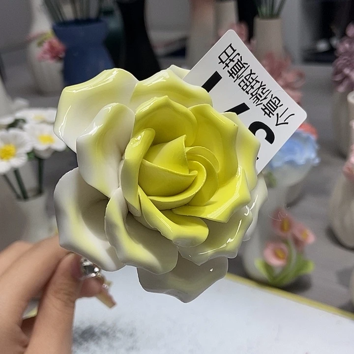 陶瓷纯手工捏花设计