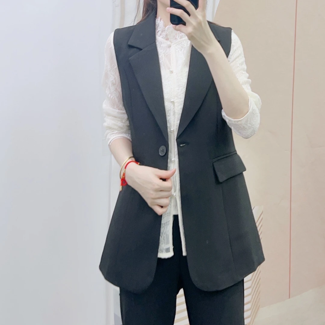 802休闲纯色上衣外套百搭显瘦马甲25802/XJ