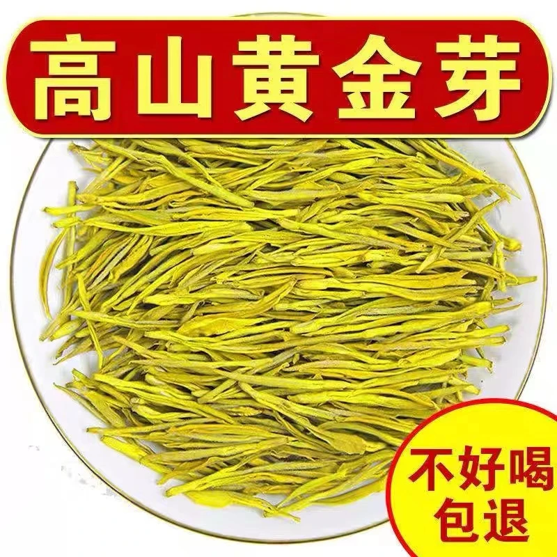 2025新茶口粮黄金芽毛峰口粮黄金芽浙江原产原产茶树绿茶袋装罐装