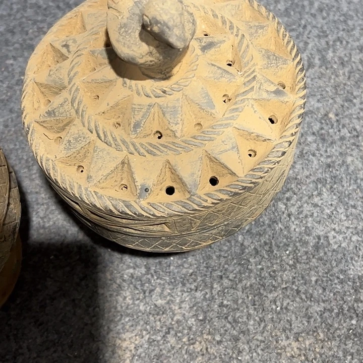 云****瓦当摆件茶壶茶台陶瓷