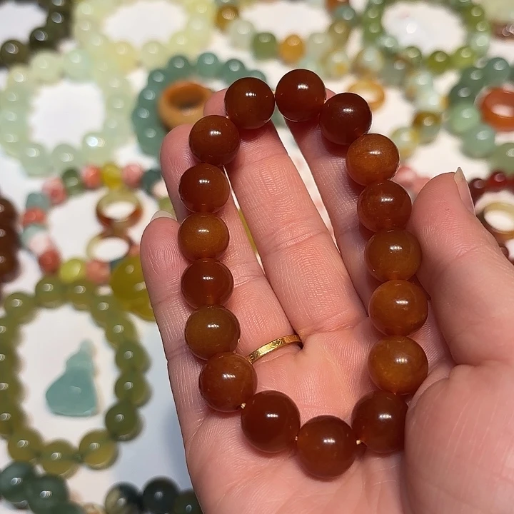 蛇纹石玉未镶嵌手串