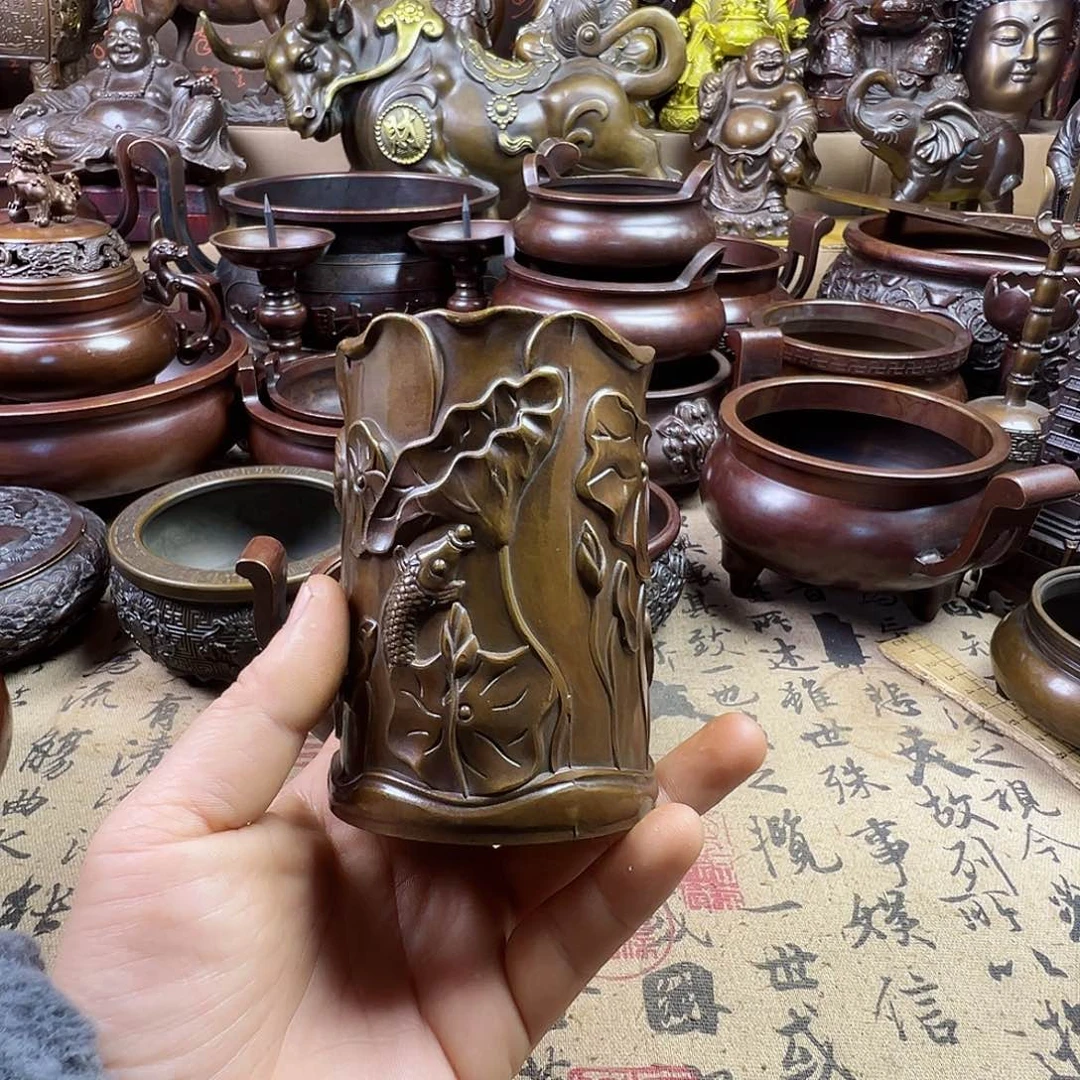 铜香炉家用供奉佛像炉