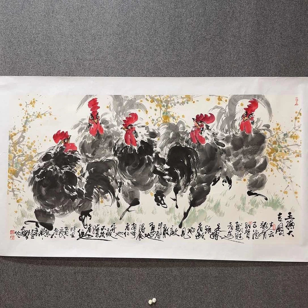 国画娄鹏老师手绘作品