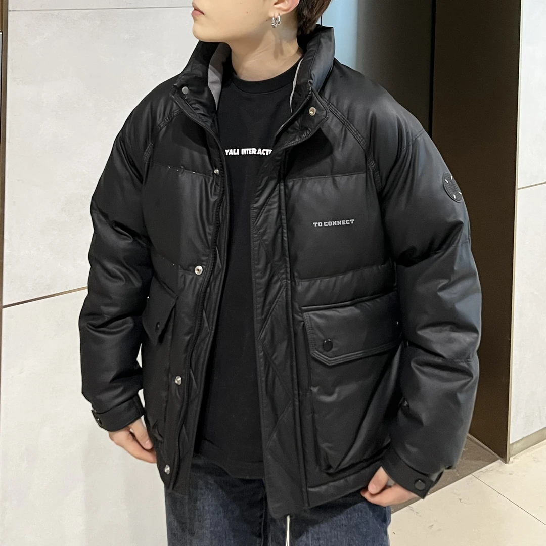 L8608冬季新款加厚外套保暖防寒男装休闲防风轻薄潮流百搭上衣