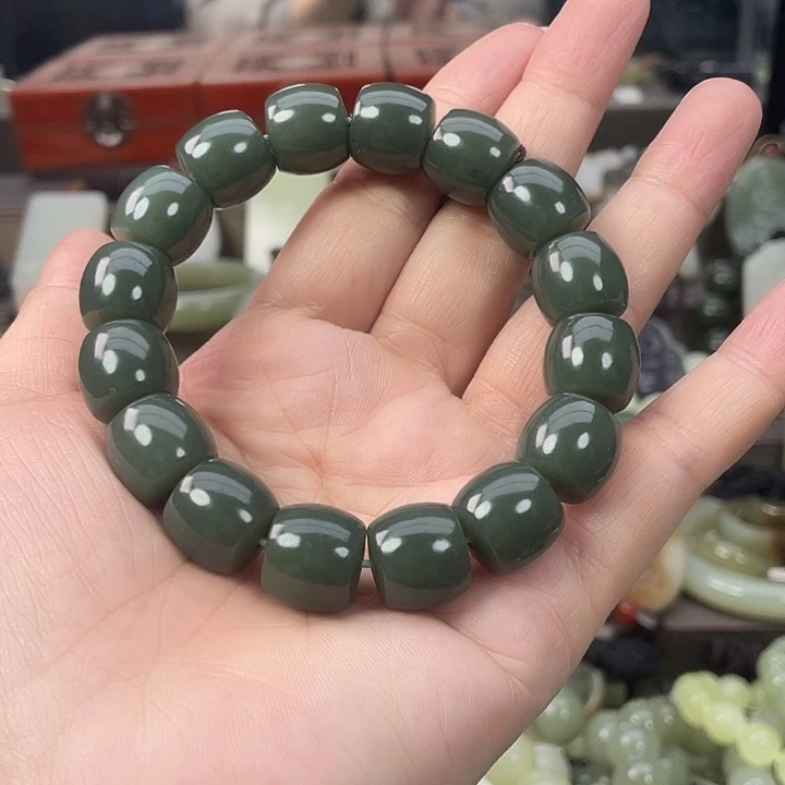 和田玉未镶嵌套链